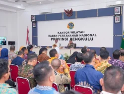 Pesan Wamen Ossy ke Jajaran Kanwil BPN Provinsi Bengkulu: Peraturan Perundangan Harus sebagai Prinsip