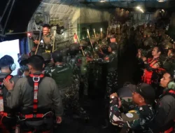 Lanud Sultan Hasanuddin Dukung Latihan Penerjunan Dasar Para Kostrad