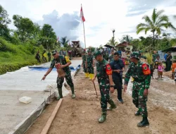 Aslog Kasad Mayjen TNI Adisura Firdaus Tarigan Pimpin Tim Wasev TMMD ke-126 di Kabupaten Tambrauw