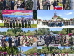Perkuat Soliditas, Kepala Lapas Bitung Ikut serta Dalam Ziarah HUT ke-80 Marinir di TMP Kairagi