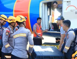 Polri Kembali Kirim 3,8 Ton Logistik Operasional Pada Hari Ketiga Pengiriman, Termasuk Perlengkapan K9 Dan Tenda Taktis 