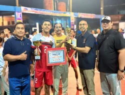 Kecamatan Kelapa Dua Raih Juara Pertama Turnamen Bola Voli Sektor Putra Dalam Bupati Cup 2025