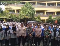 Ratusan Pelajar SMK Industri Nasional 1 Dapat Pembinaan Langsung dari Babinsa