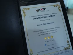 BGN Kembali Raih Penghargaan UKPBJ Proaktif dari LKPP
