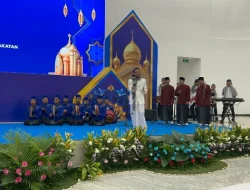 Hadroh Lapas Cilegon Unjuk Kemampuan di Hadapan Menteri Imigrasi dan Pemasyarakatan pada Acara Buka Bersama Kementerian Imipas