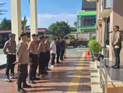 Kawal Proses Hukum, Polres Kukar Pastikan Sita Eksekusi di Proyek Jembatan Sebulu Berjalan Kondusif