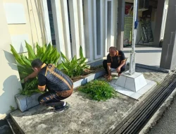 Wujudkan Lingkungan Mako yang Nyaman, Polsek Tenggarong Seberang Gelar Program “ASRI POLRI”