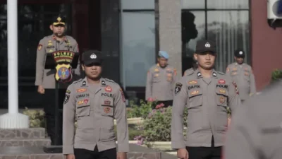 Wakapolres Kukar: Kedisiplinan dan Profesionalisme Adalah Kunci Utama Pelayanan Polri