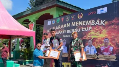 Satbrimob Polda Kaltim Borong 15 Medali di Bupati Berau Cup 2026, Tunjukkan Dominasi di Arena Tembak