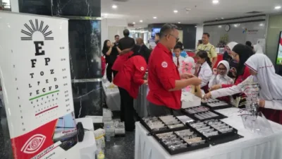 Program CAKRA PGN Jangkau 300 Siswa dan Warga Melalui Layanan Kesehatan Mata