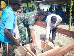 Perkuat Konektivitas Wilayah, Kodim 1710/Mimika Ground Breaking 6 Jembatan Garuda