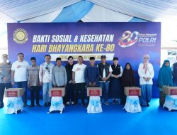 Sambut Hari Bhayangkara ke-80, Wakapolri dan Akpol ’90 Dhira Brata Gelar Bakti Sosial dan Kesehatan di Bogor