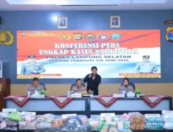 Polda Lampung Berhasil Gagalkan Penyelundupan Narkoba Senilai RP 235 Miliyar Di Bakauheni, 24 Tersangka Diamankan