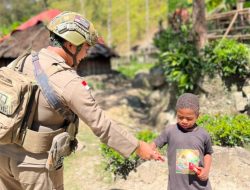 Satgas Operasi Damai Cartenz Intensifkan Patroli di Distrik Sinak Untuk Jaga Kondusivitas Wilayah