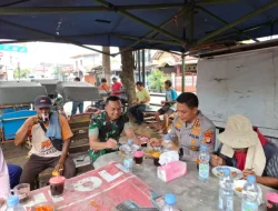 Perkuat Kedekatan dengan Masyarakat, Dandim dan Kapolres Depok Gelar Baksos di Pangkalan Becak Sukmajaya
