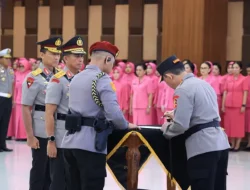 Polri Laksanakan Kenaikan Pangkat 87 Perwira Tinggi, Empat Perwira Raih Bintang Tiga