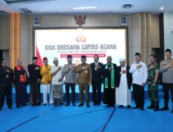 Doa Bersama Lintas Agama Perkuat Kebersamaan Sambut Hari Bhayangkara ke-80 di Polres Metro Tangerang Kota