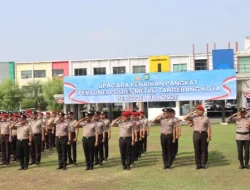 100 Personel Polres Metro Tangerang Kota Naik Pangkat, Kapolres: Ini Amanah Yang Harus Dipertanggungjawabkan