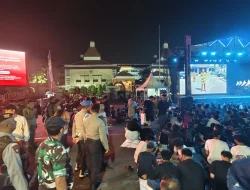 Lewat Nobar Final Piala Dunia, Polres Metro Tangerang Kota Perkuat Silaturahmi dengan Masyarakat
