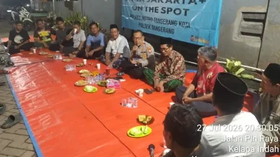Kapolsek Tangerang Ajak Warga Kelapa Indah Aktif Jaga Lingkungan Lewat Jaga Jakarta On The Spot