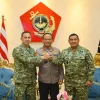 Kapolda Metro Jaya dan Pangdam Jaya Kunjungi Pangkormar, Perkuat Sinergi TNI-Polri