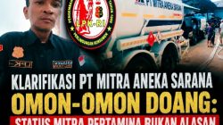 Klarifikasi PT Mitra Aneka Sarana Omon-Omon Doang: Status Mitra Pertamina Bukan Alasan untuk Menutup Ruang Transparansi!!!