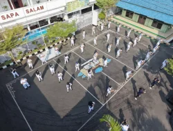 Jaga Kebugaran dan Tingkatkan Imunitas, Pegawai Rutan Surakarta Semangat Ikuti Senam Pagi