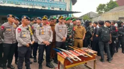 Brimob dan Polres Tangsel Amankan Enam Orang Diduga Hendak Tawuran