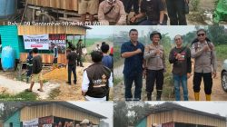 Gabungan sejumlah media mendatangi langsung Posko Masyarakat Peduli Api (MPA) Sungai Rasau, Kecamatan Singkawang Utara