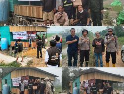 Gabungan sejumlah media mendatangi langsung Posko Masyarakat Peduli Api (MPA) Sungai Rasau, Kecamatan Singkawang Utara