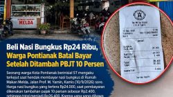 Warga Pontianak Kaget, Nasi Bungkus Rp24 Ribu Tambah Rp2.400 Saat Bayar