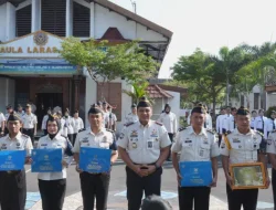 Apel Pagi Rutan Surakarta, Lima Petugas Terima Satyalancana Karya Satya dan Penghargaan Ruskaswadarma